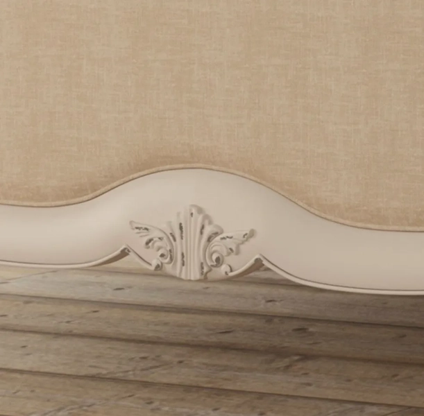 Willis & Gambier Ivory Upholstered Bed Frame